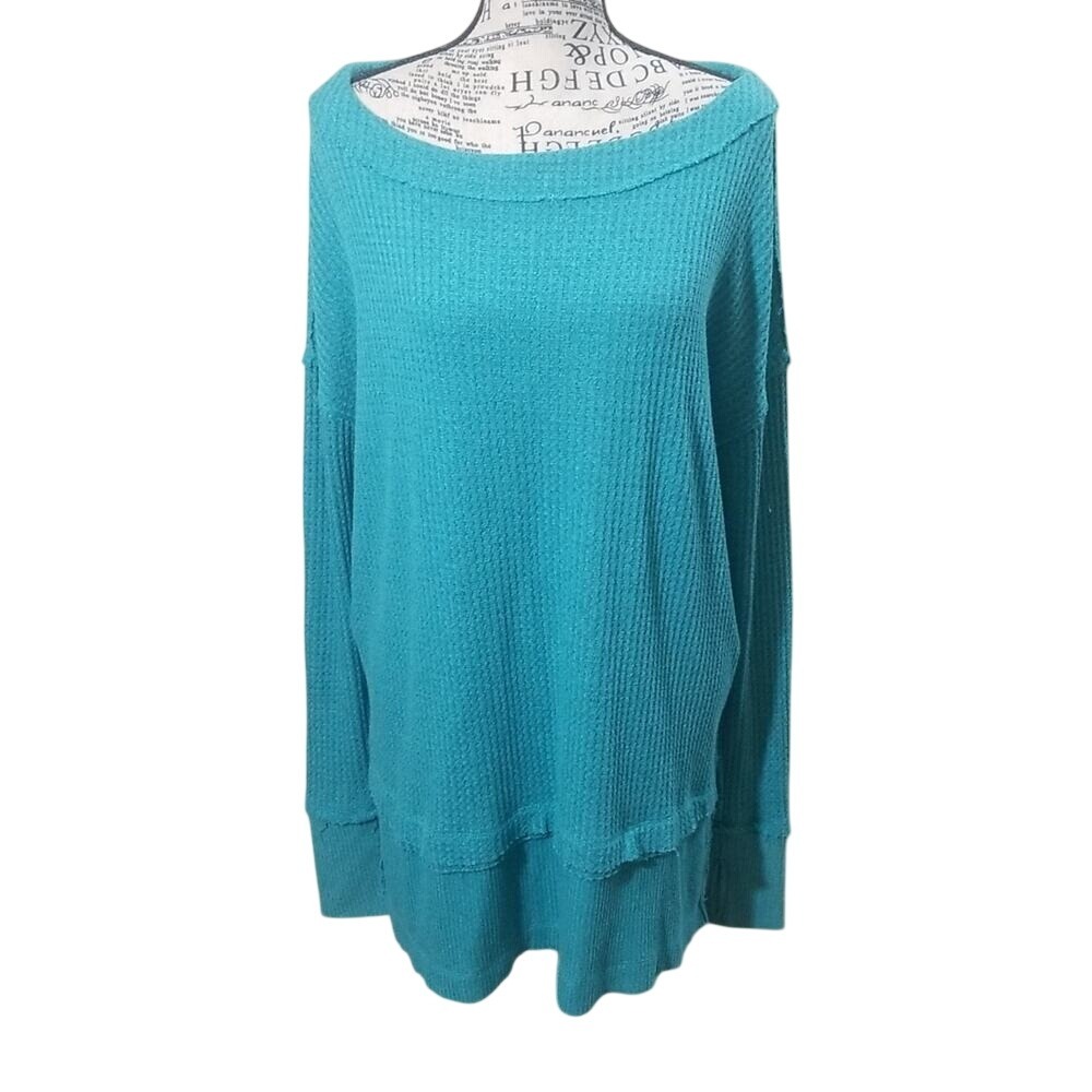 We the free waffle pattern sweater sz 2 small